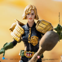 HIYA Exquisite Mini Series 1/18 Scale 4 Inch JUDGE DREDD Judge Anderson VS The Dark Judges  Action Figure