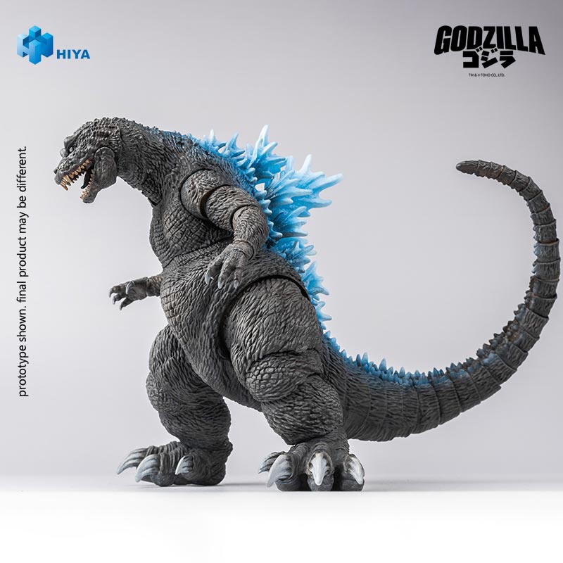HIYA Exquisite Basic Series  None Scale 7 Inch Godzilla Mothra and King Ghidorah Giant Monsters All-Out Attack (2001) Heat Ray Godzilla Action Figure