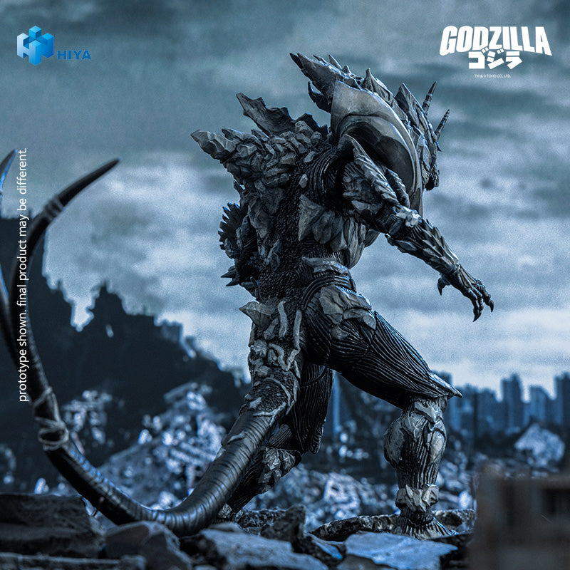 HIYA Exquisite Basic Series  None Scale 8 Inch Godzilla Final Wars 2004  Monster X Action Figure