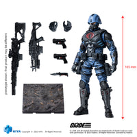 HIYA Exquisite Mini Series 1/18 Scale 4 Inch G.I.Joe Cobra Trooper Action Figure