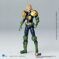 HIYA Exquisite Mini Series 1/18 Scale 4 Inch JUDGE DREDD Judge Anderson VS The Dark Judges  Action Figure