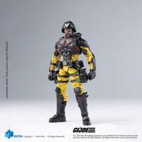 HIYA Exquisite Mini Series 1/18 Scale 4.1 Inch G.I.Joe Cobra Officers Python Patrol Version Action Figure