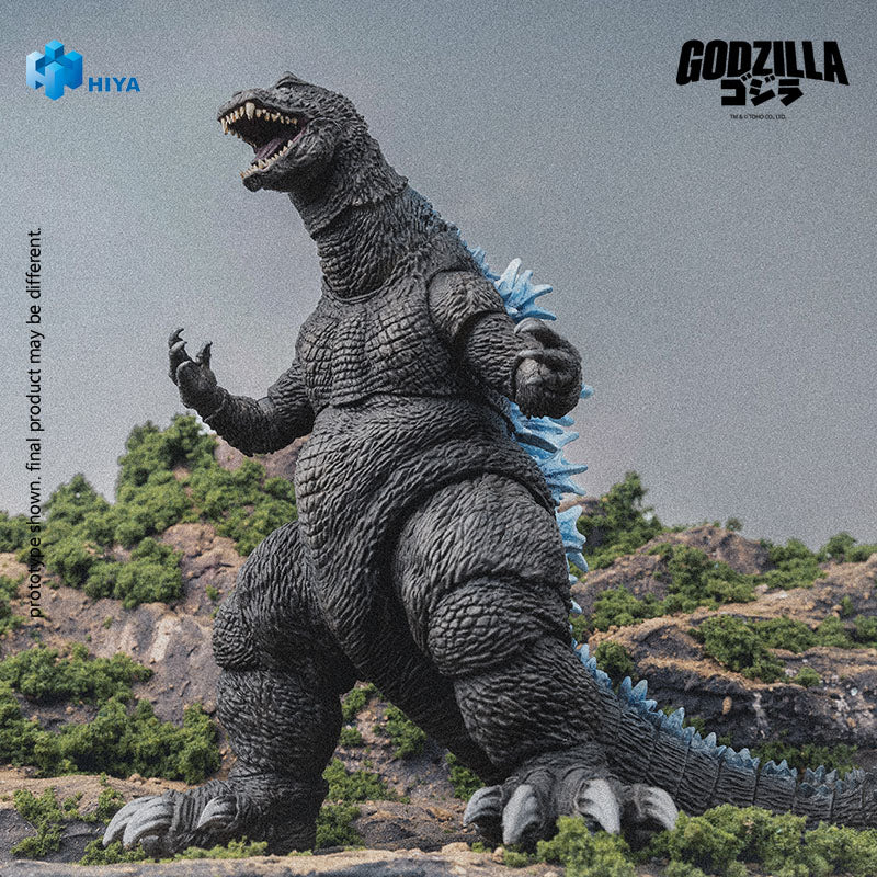 HIYA Exquisite Basic Series  None Scale 7 Inch Godzilla Mothra and King Ghidorah Giant Monsters All-Out Attack (2001) Heat Ray Godzilla Action Figure