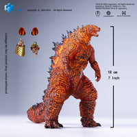 HIYA Exquisite Basic Series None Scale 7 Inch Godzilla King of the Monsters Burning Godzilla Battle Ver. Action Figure