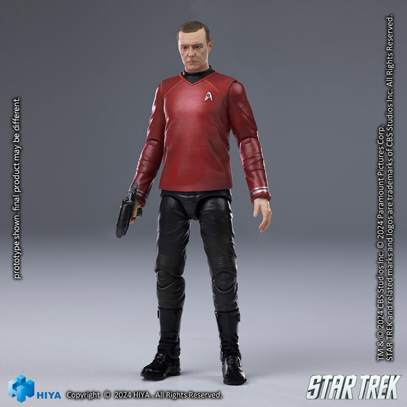 HIYA Exquisite Mini Series 1/18 Scale 4 Inch STAR TREK 2009 Scotty Action Figure