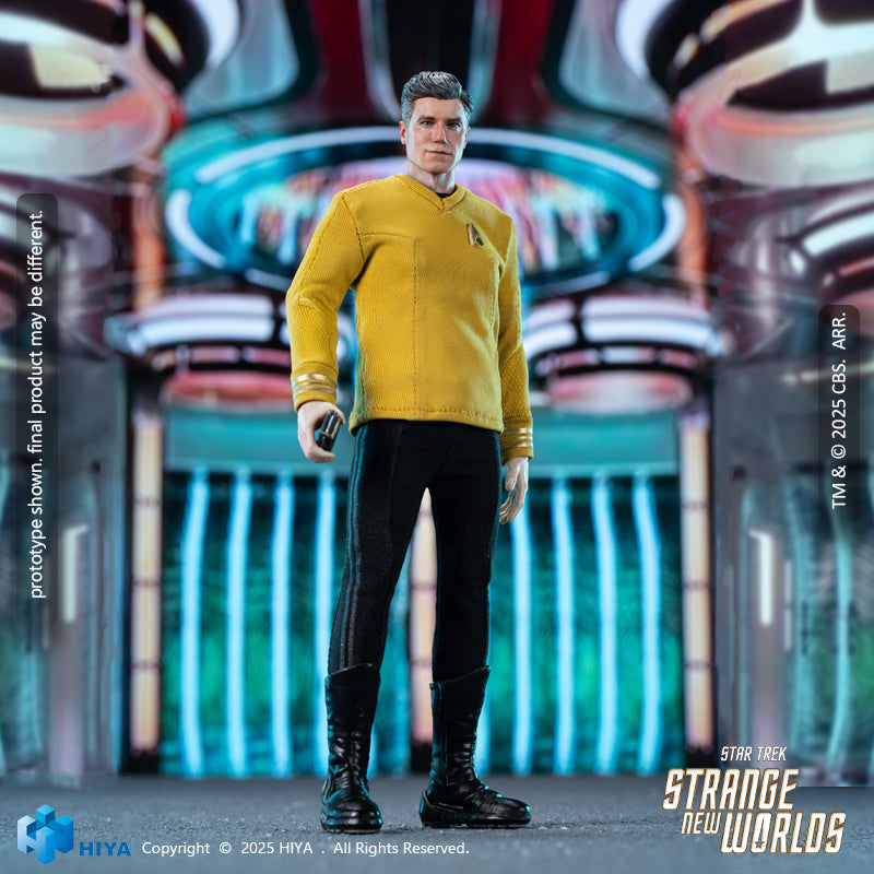 HIYA Exquisite Super Series 1/12 Scale 6 Inch STAR TREK Strange New Worlds Pike Action Figure