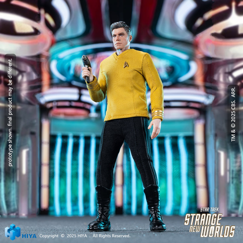 HIYA Exquisite Super Series 1/12 Scale 6 Inch STAR TREK Strange New Worlds Pike Action Figure