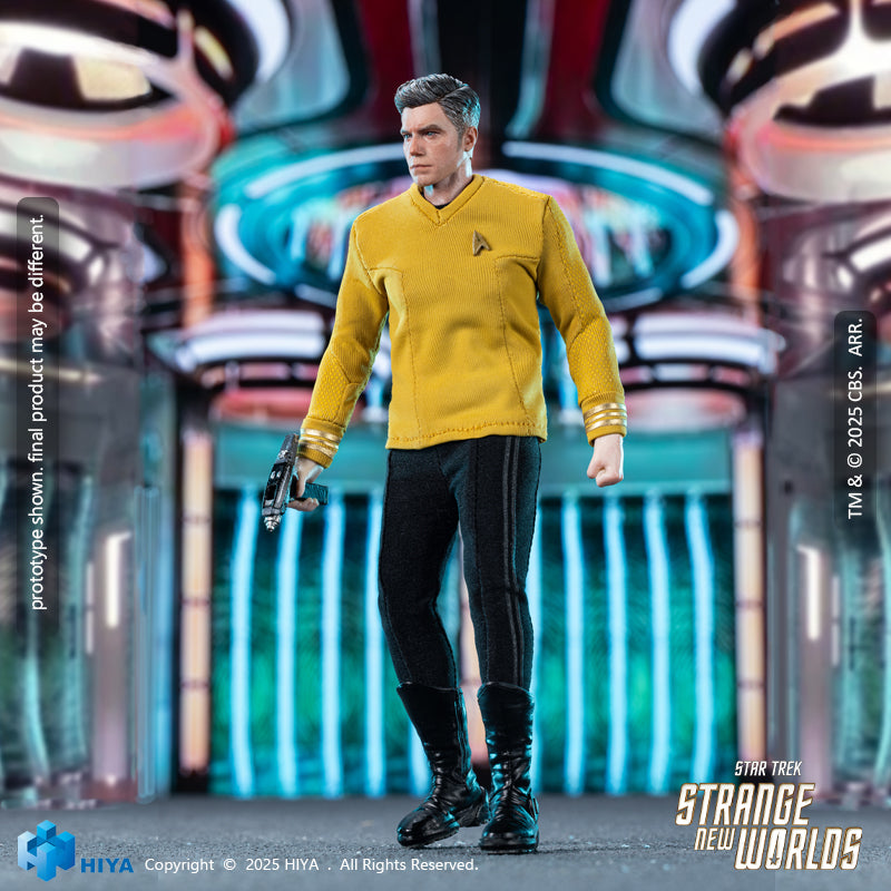 HIYA Exquisite Super Series 1/12 Scale 6 Inch STAR TREK Strange New Worlds Pike Action Figure