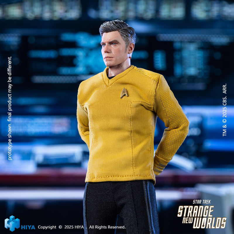HIYA Exquisite Super Series 1/12 Scale 6 Inch STAR TREK Strange New Worlds Pike Action Figure
