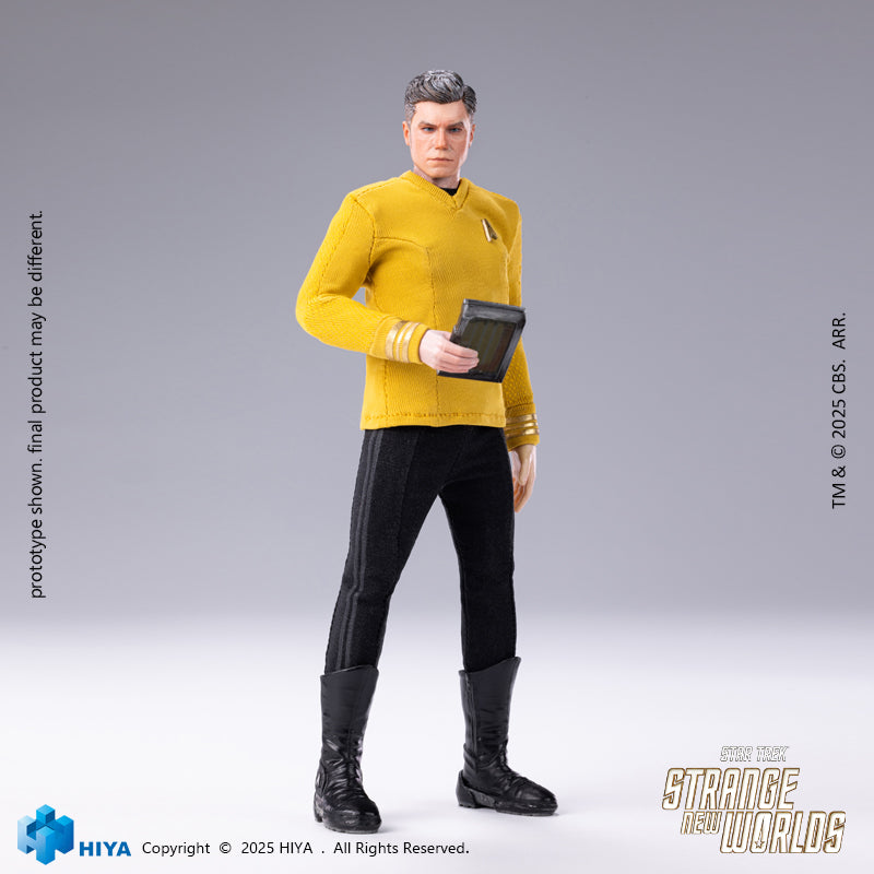 HIYA Exquisite Super Series 1/12 Scale 6 Inch STAR TREK Strange New Worlds Pike Action Figure