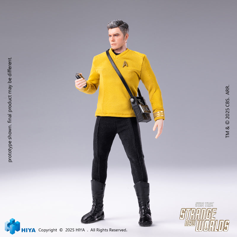 HIYA Exquisite Super Series 1/12 Scale 6 Inch STAR TREK Strange New Worlds Pike Action Figure
