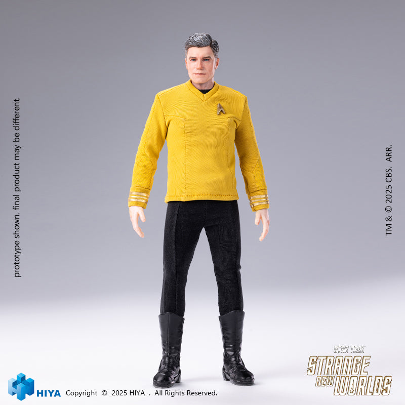 HIYA Exquisite Super Series 1/12 Scale 6 Inch STAR TREK Strange New Worlds Pike Action Figure