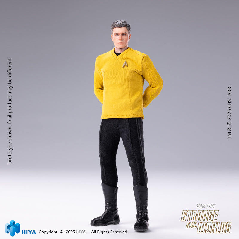 HIYA Exquisite Super Series 1/12 Scale 6 Inch STAR TREK Strange New Worlds Pike Action Figure