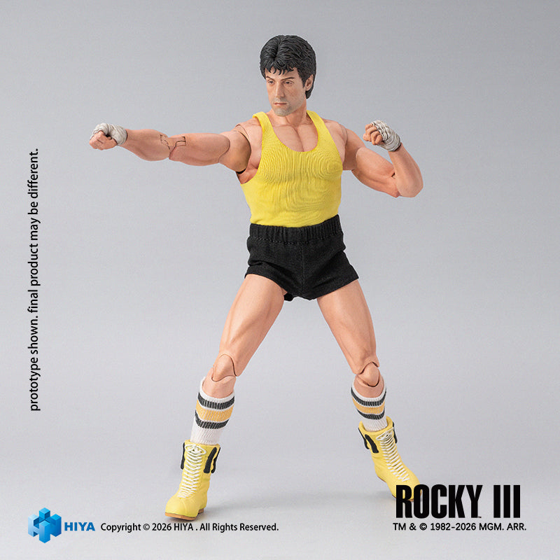 Rocky III フィギュアセット 1992年 HIYA Exquisite Super Series 1/12 Scale 6.3 Inch Rocky III Rocky Boxer