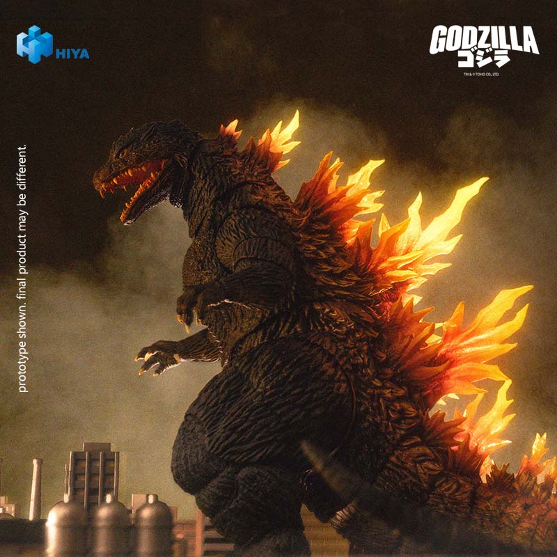 HIYA Exquisite Basic Series  None Scale 7 Inch Godzilla 2000 Heat Ray Godzilla  Action Figure