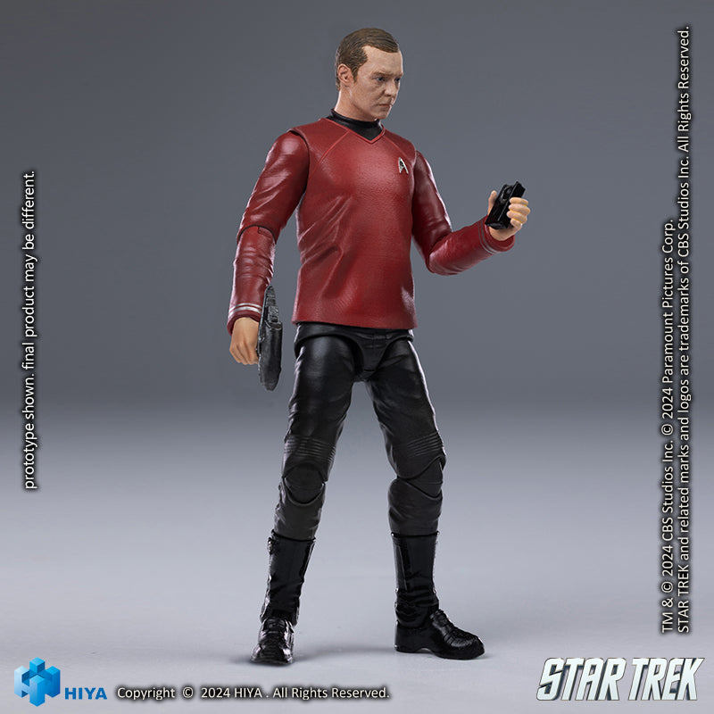HIYA Exquisite Mini Series 1/18 Scale 4 Inch STAR TREK 2009 Scotty Action Figure
