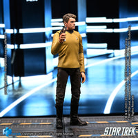 HIYA Exquisite Mini Series 1/18 Scale 4 Inch STAR TREK 2009 Chekov Action Figure