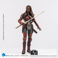 HIYA Exquisite Mini Series 1/18 Scale 4 Inch The Walking Dead The Ones Who Lived Michonne Action Figure