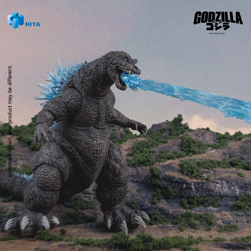 HIYA Exquisite Basic Series  None Scale 7 Inch Godzilla Mothra and King Ghidorah Giant Monsters All-Out Attack (2001) Heat Ray Godzilla Action Figure