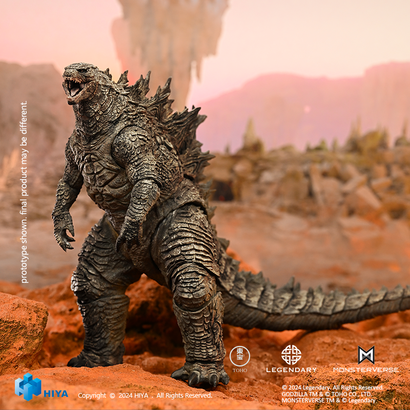 HIYA Exquisite Basic Series  None Scale 7 Inch Godzilla x Kong The New Empire Godzilla Rre-evolved Ver. Action Figure