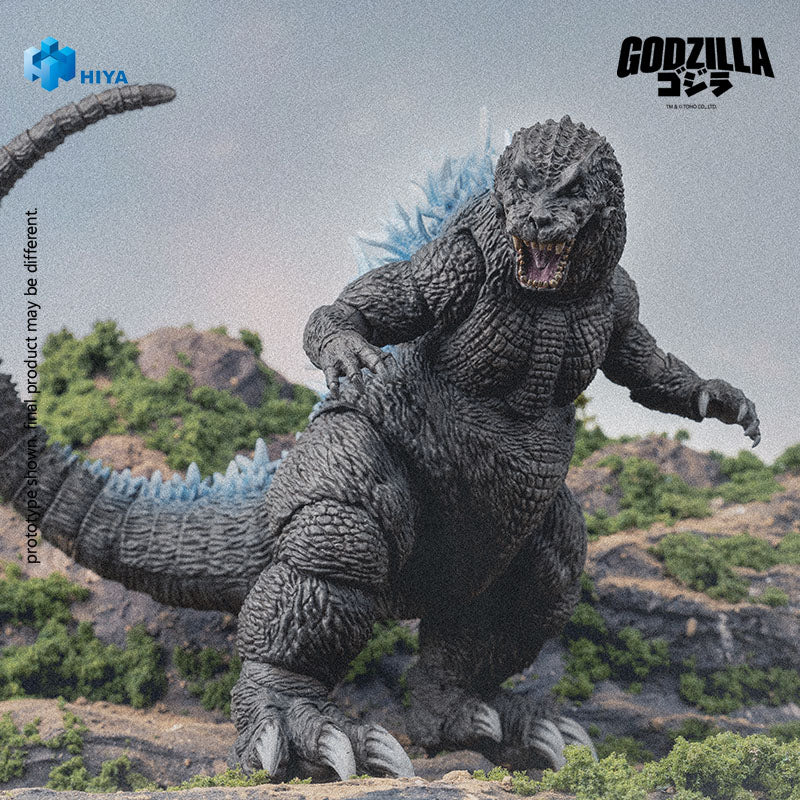 HIYA Exquisite Basic Series  None Scale 7 Inch Godzilla Mothra and King Ghidorah Giant Monsters All-Out Attack (2001) Heat Ray Godzilla Action Figure