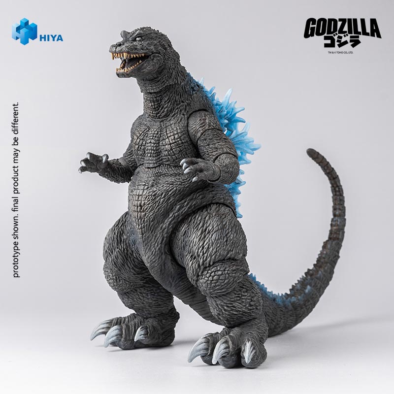HIYA Exquisite Basic Series  None Scale 7 Inch Godzilla Mothra and King Ghidorah Giant Monsters All-Out Attack (2001) Heat Ray Godzilla Action Figure