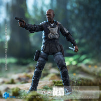 HIYA Exquisite Mini Series 1/18 Scale 4 Inch The Walking Dead Morgan Action Figure