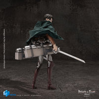 HIYA Exquisite Basic Series 1/12 5.7 Inch Attack on Titan 1-3 Levi Ackerman Action Figure