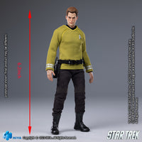 HIYA Exquisite Super Series 1/12 Scale 6 Inch STAR TREK 2009 Kirk Action Figure