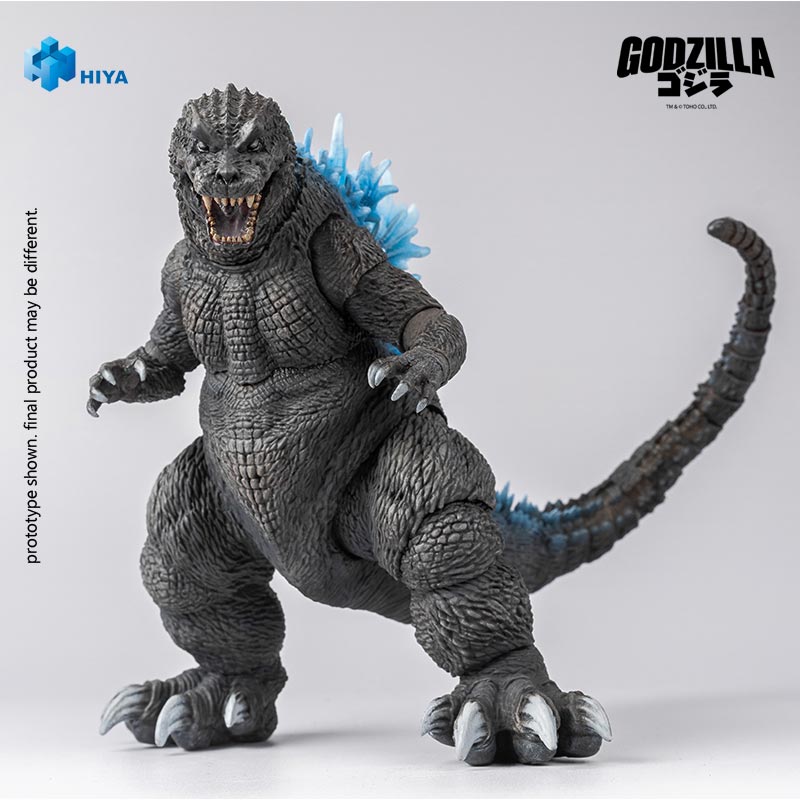 HIYA Exquisite Basic Series  None Scale 7 Inch Godzilla Mothra and King Ghidorah Giant Monsters All-Out Attack (2001) Heat Ray Godzilla Action Figure