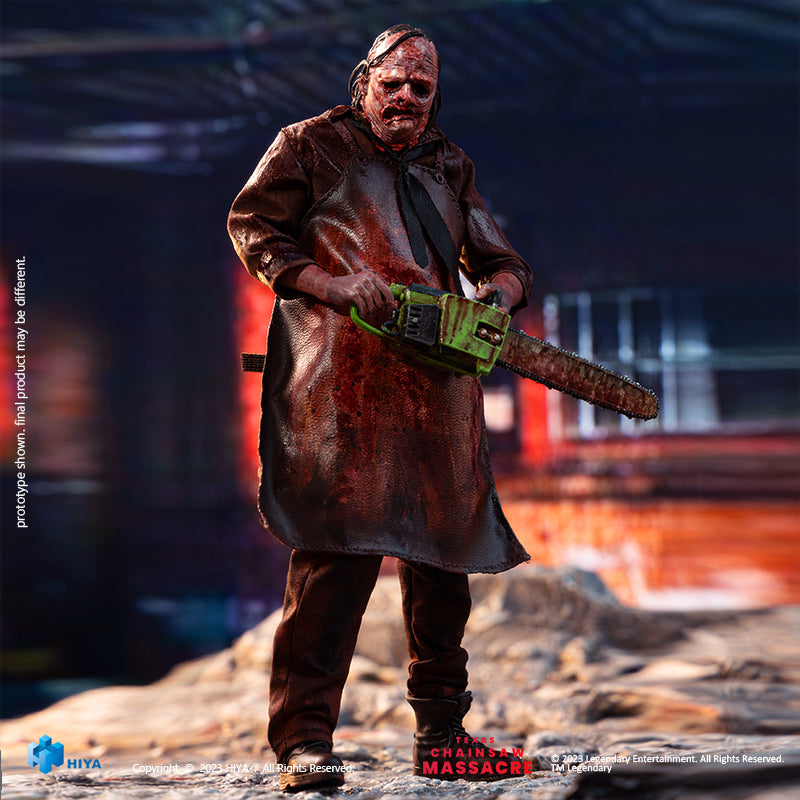 HIYA Exquisite Super Series 1/12 Scale 6 Inch Texas Chainsaw Massacre 2022 Leatherface Slaughter Ver. Action Figure