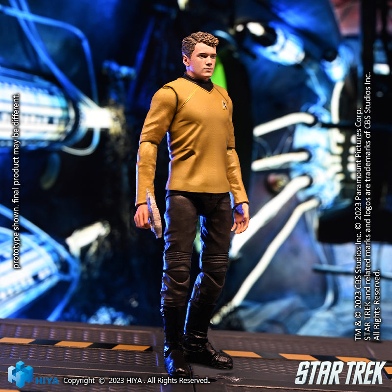 HIYA Exquisite Mini Series 1/18 Scale 4 Inch STAR TREK 2009 Chekov Action Figure