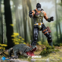 HIYA Exquisite Mini Series 1/18 Scale 4 Inch G.I.Joe Croc Master&Fiona Action Figure