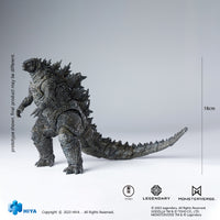HIYA Exquisite Basic Series None Scale 7 Inch GODZILLA VS KONG Godzilla Action Figure (Updated Version)