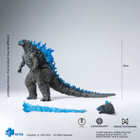 HIYA Exquisite Basic Series  None Scale 7 Inch Godzilla vs Kong Heat Ray Godzilla Translucent Ver. Action Figure