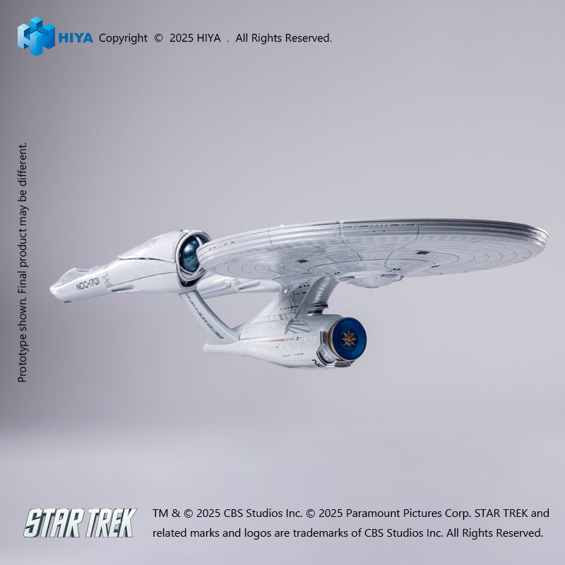 HIYA REPLICAart Series None Scale 15 Inch Star Trek 2009  USS Enterprise NCC-1701 Light Up Starship