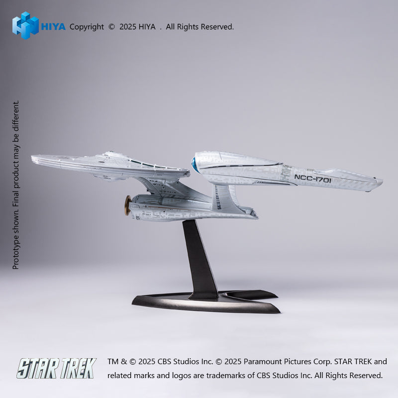 HIYA REPLICAart Series None Scale 15 Inch Star Trek 2009  USS Enterprise NCC-1701 Light Up Starship