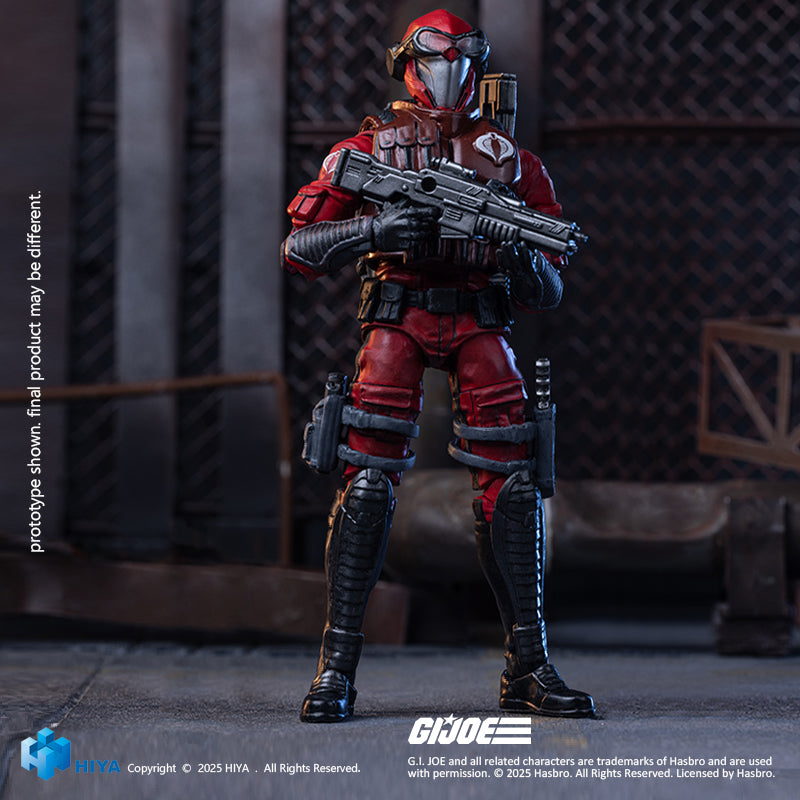 HIYA Exquisite Mini Series 1/18 Scale 4 Inch G.I.Joe Crimson Viper Action Figure
