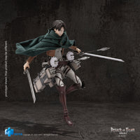 HIYA Exquisite Basic Series 1/12 5.7 Inch Attack on Titan 1-3 Levi Ackerman Action Figure