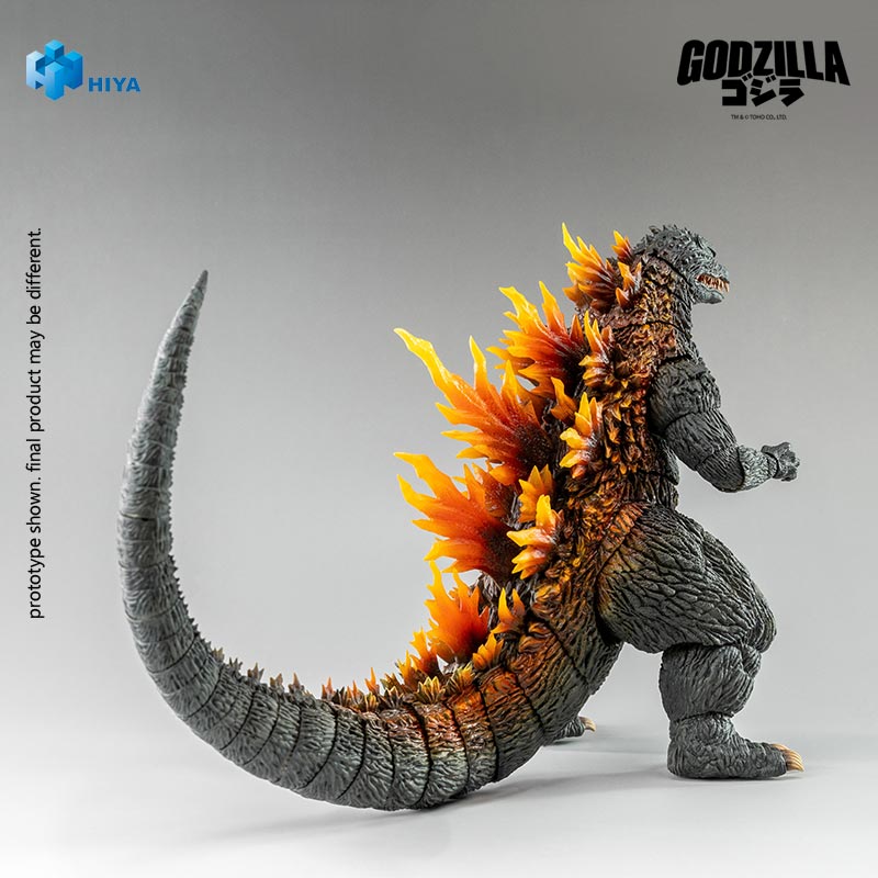HIYA Exquisite Basic Series  None Scale 7 Inch Godzilla 2000 Heat Ray Godzilla  Action Figure