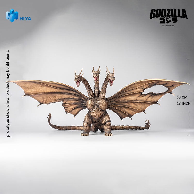 HIYA Exquisite Basic Series  None Scale 13 Inch Godzilla vs. King Ghidorah King Ghidorah Battle Damaged Version. (1991) Action Figure