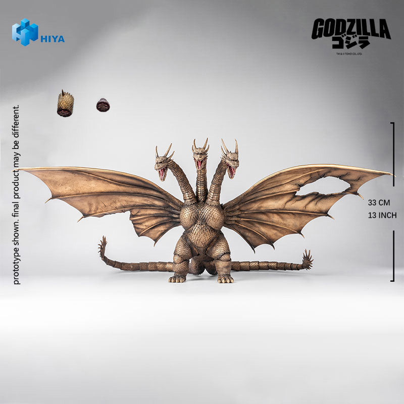 HIYA Exquisite Basic Series  None Scale 13 Inch Godzilla vs. King Ghidorah King Ghidorah Battle Damaged Version. (1991) Action Figure