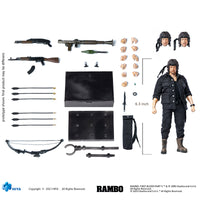 HIYA Exquisite Super Series 1/12 Scale 6.5 Inch FIRST BLOOD Part II Rambo Action Figure