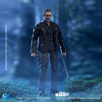 HIYA Exquisite Mini Series 1/18 Scale 4 Inch The Walking Dead Dead City Negan Action Figure