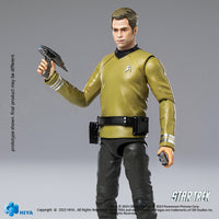 HIYA Exquisite Mini Series 1/18 Scale 4 Inch STAR TREK 2009 Kirk Action Figure