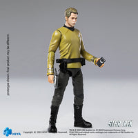 HIYA Exquisite Mini Series 1/18 Scale 4 Inch STAR TREK 2009 Kirk Action Figure