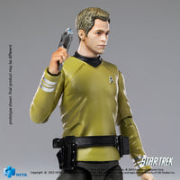 HIYA Exquisite Mini Series 1/18 Scale 4 Inch STAR TREK 2009 Kirk Action Figure