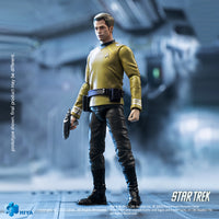 HIYA Exquisite Mini Series 1/18 Scale 4 Inch STAR TREK 2009 Kirk Action Figure