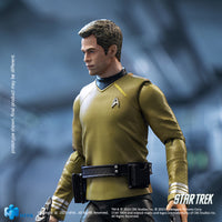 HIYA Exquisite Mini Series 1/18 Scale 4 Inch STAR TREK 2009 Kirk Action Figure