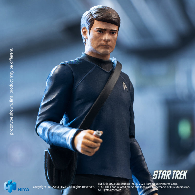 HIYA Exquisite Mini Series 1/18 Scale 4 Inch STAR TREK 2009 McCoy Action Figure